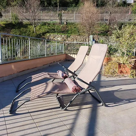 Terrazza Di Miky Wifi Parking Pet Friendly Terrace דירה רקו