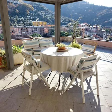 La Terrazza Di Miky Big Terrace Wifi Parking Apartment Recco