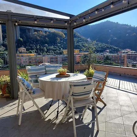 La Terrazza Di Miky Big Terrace Wifi Parking Recco